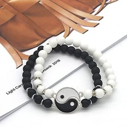 2 Matching Yin Yang Bracelets