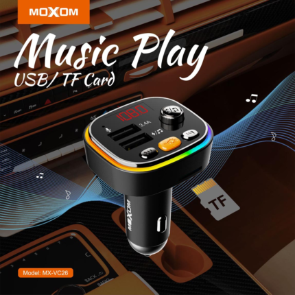 MOXOM MX-VC26 Dual Ports Wireless Music Car Charger