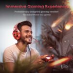 ONIKUMA Gaming Headset K1 Red Camouflage