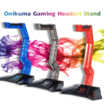 ONIKUMA Gaming Headset Stand Acrylic Ear Holder Headphone Stand, Desk