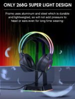 ONIKUMA X15 Pro RGB Gaming Headphones with High Definition Microphone for PC, PS4, PS5, Xbox, Switch