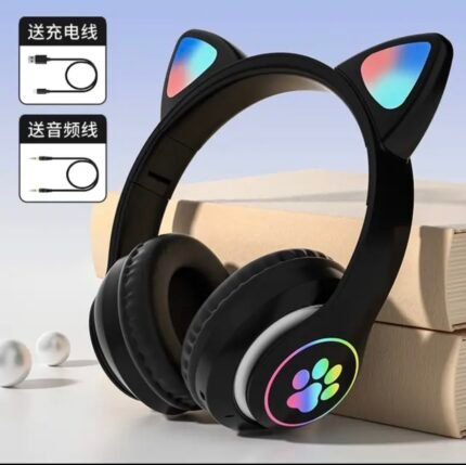 Wireless Headset A Cat Rgb Light