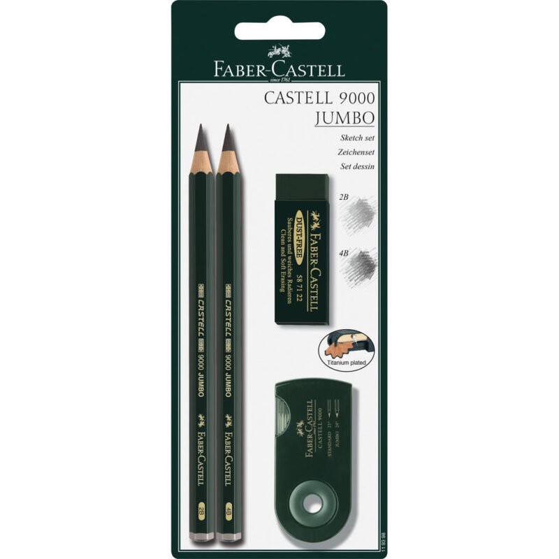 Castell 9000 Jumbo Graphite Pencils, Drawing Set - #119398