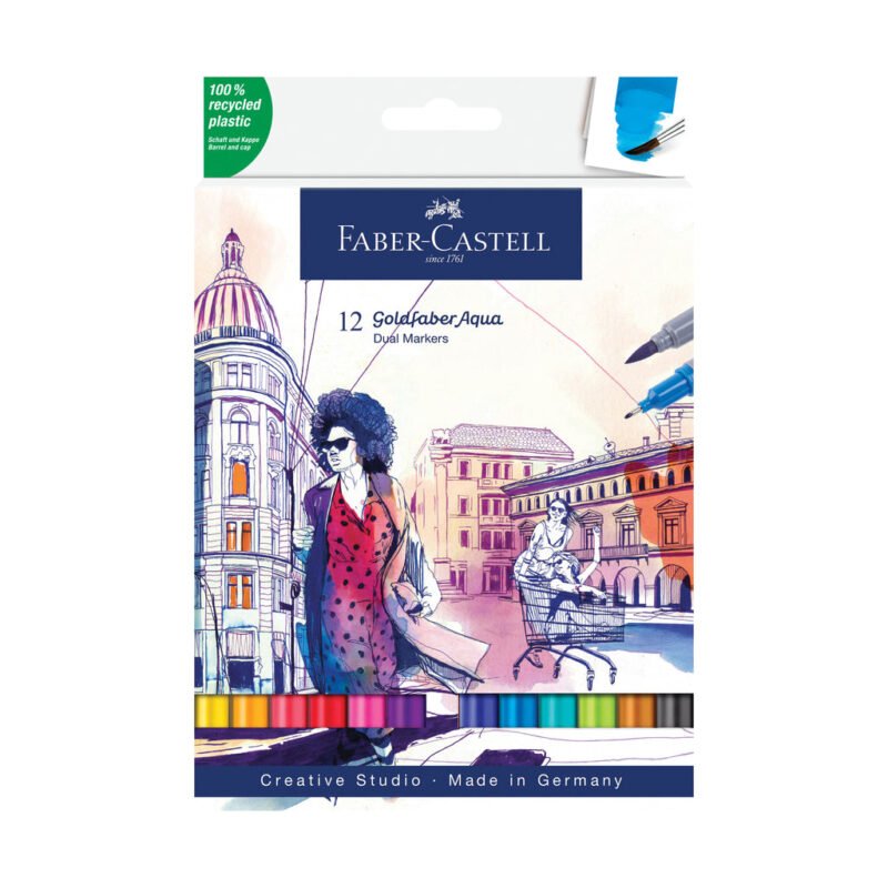 Goldfaber Aqua Dual Markers, Wallet of 12 - #164612