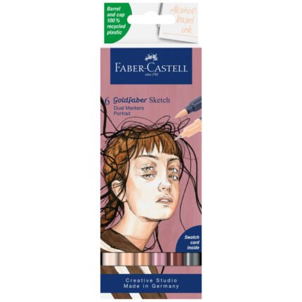 Goldfaber Sketch Markers, Portrait - Box of 6 - #164812