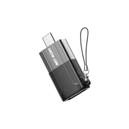 Green Lion Aluminum Alloy Shell Type C to HDMI Adapter - Black