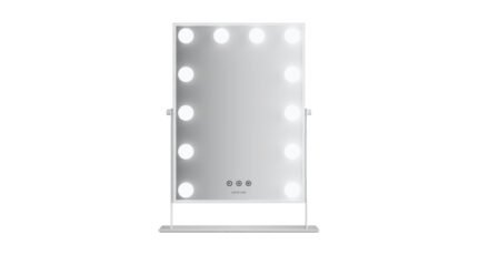 Green Lion Glam Shine Makeup Mirror 9 LED Lights - White