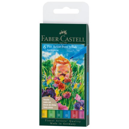 Pitt Artist Pen, Brush - Springtime Wallet of 6 - #167177