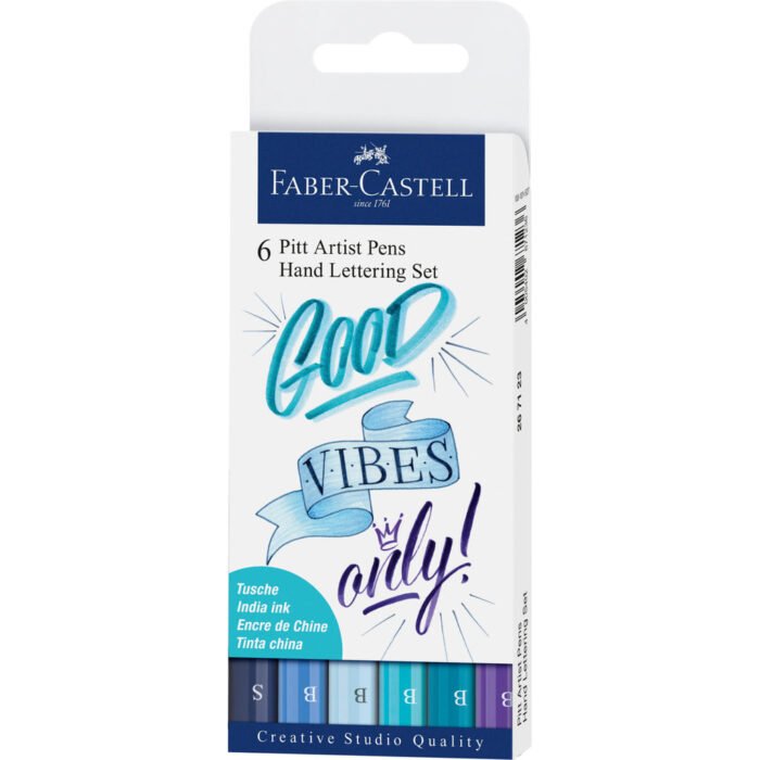Pitt Artist Pen, Hand Lettering Set - Wallet of 6 - #267123