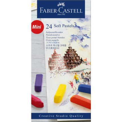 Soft Pastel Half Length Sticks, Box of 24 - #128224