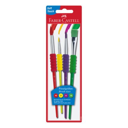 Soft Touch Paintbrushes, Assorted Sizes - Set of 4 - #481600