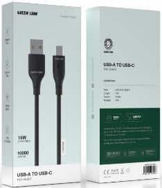 Green Lion USB-A TO USB-C PVC Cable 30 CM